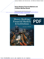 Test Bank For Money Banking Financial Markets and Institutions 2nd Edition Michael Brandl