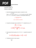 FPE - Problem Set I