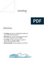 Lecture 5 - Leveling