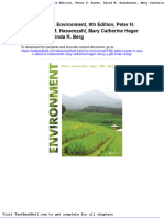 Test Bank For Environment 9th Edition Peter H Raven David M Hassenzahl Mary Catherine Hager Nancy y Gift Linda R Berg