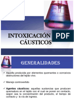 Material de Apoyo Semana 1 - Intoxicacion por causticos