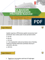 Tugas Mandiri Perkembangan Proteksi Radiasi