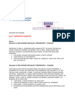 SEMINARIO SEXUALIDAD - Ejes de La ESI Eje2 - Perspectiva de Genero Genero. Violencias. Violencia en El Noviazgo