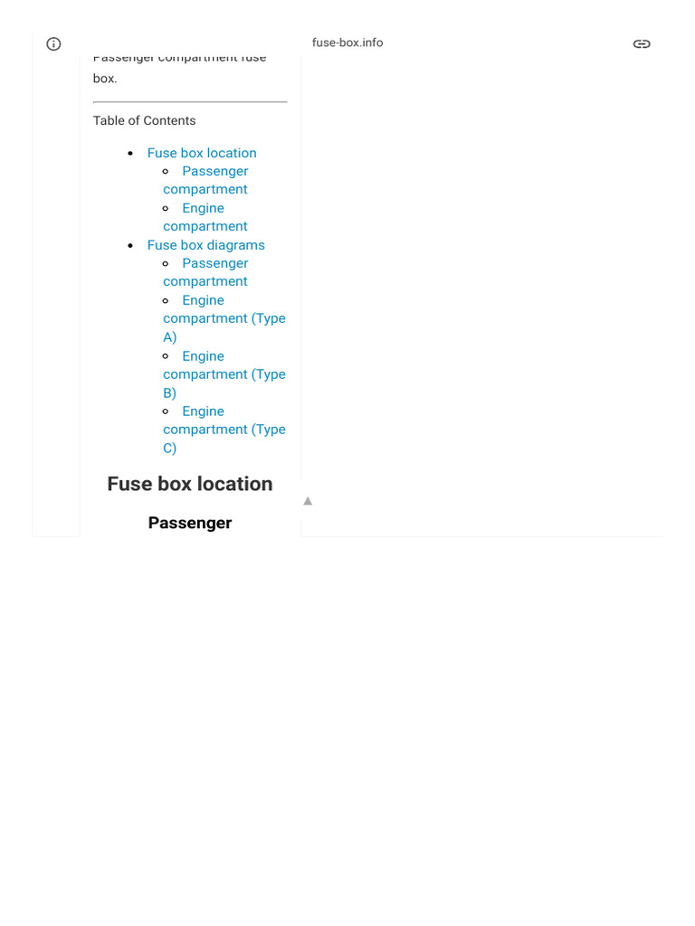 Mitsubishi Galant Fuse Box Diagrams | PDF