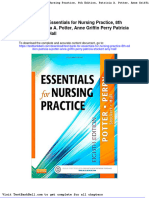 Test Bank For Essentials For Nursing Practice 8th Edition Patricia A Potter Anne Griffin Perry Patricia Stockert Amy Hall