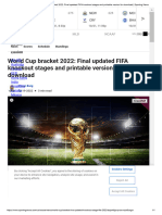 World Cup Bracket 2022 - Final Updated FIFA Knockout Stages and Printable Version For Download - Sporting News