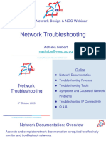 NOC Webinar 2023 - Network Troubleshooting