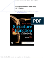 Test Bank For Structure and Function of The Body 16th Edition Kevin T Patton