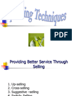 Up Selling Techniques