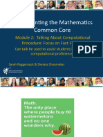 Computational Procedures Fluency