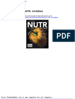 Test Bank For Nutr 1st Edition