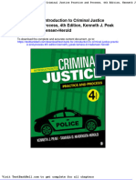 Test Bank For Introduction To Criminal Justice Practice and Process 4th Edition Kenneth J Peak Tamara D Madensen Herold