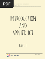 Reviewer Intro and Applied ICT