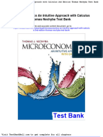 Microeconomics An Intuitive Approach With Calculus 2nd Edition Thomas Nechyba Test Bank