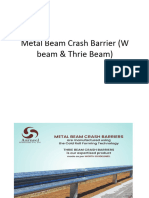 Metal Beam Crash Barrier (W Beam & Thrie Beam)