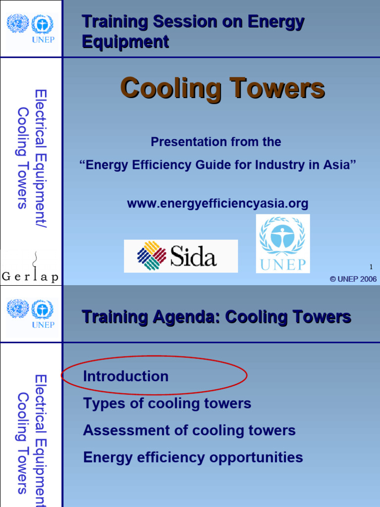 Cooling Towers: Types & Efficiency Guide | PDF