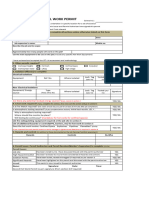 General Work Permit Sample Format