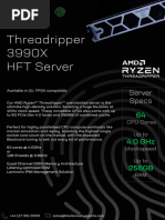 Blackcore Threadripper Server Spec Sheet