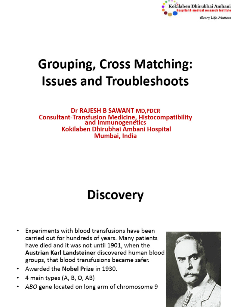 05 - Dr. Rajesh Sawant - Grouping Cross Matching Issues and ...