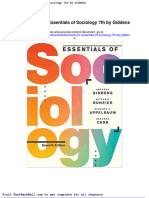 Test Bank For Essentials of Sociology 7th by Giddens