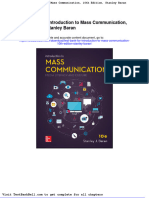 Test Bank For Introduction To Mass Communication 10th Edition Stanley Baran