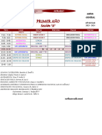 Horario 1ro A