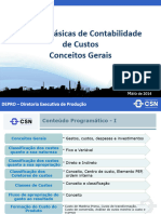 Contabilidade de Custos I