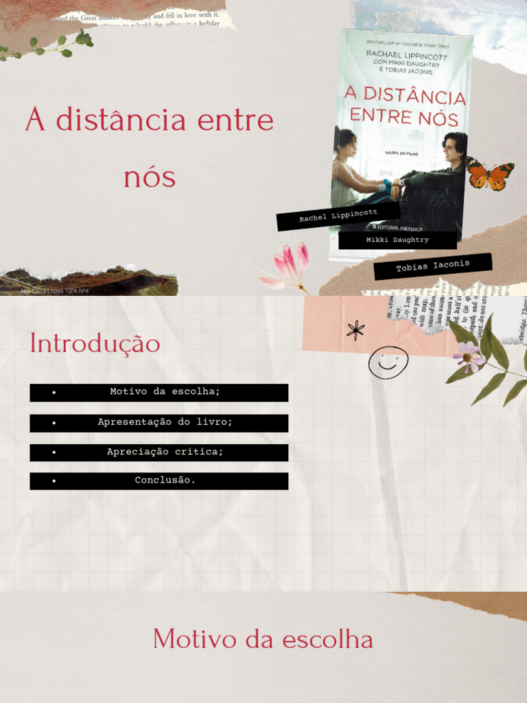 A Distância Entre Nós (Livro) | PDF