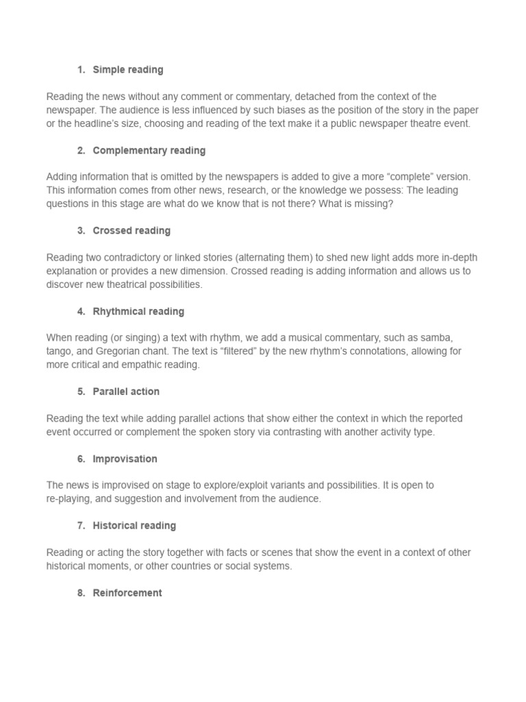 Types Fo Newspaper Theatre PDF
