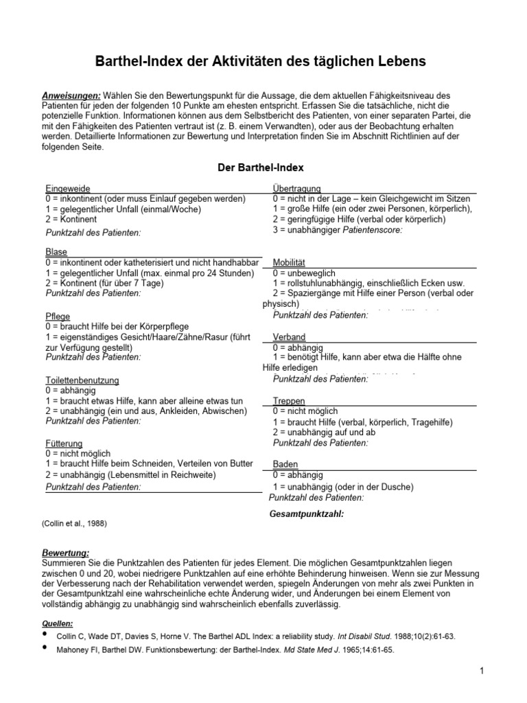Barthel index 0 20 pdf