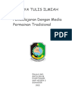 Karya Tulis Ilmiah Melestarikan Permainan Tradisional