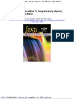 Test Bank For Java How To Program Early Objects 9th Edition Paul Deitel