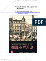 Test Bank For Palmer A History of Europe in The Modern World 11th Edition