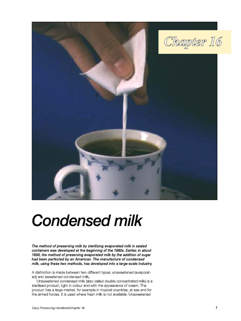 Condensed Milk | PDF