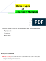 Error Checking Method