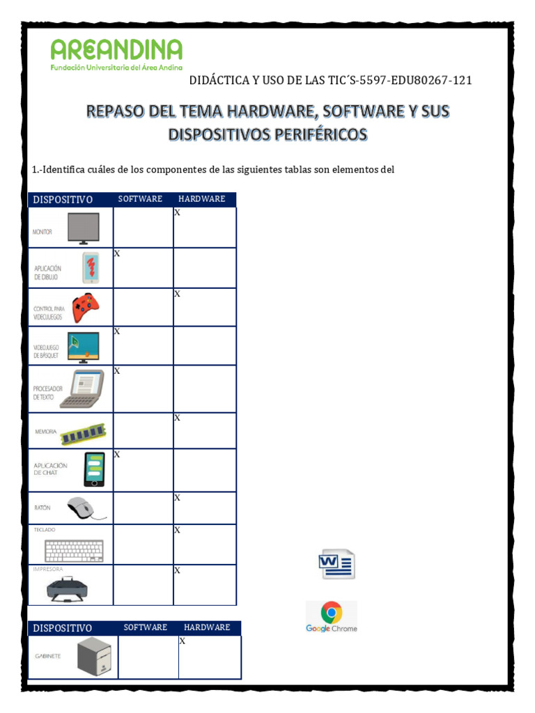 Hardware y Software PDF