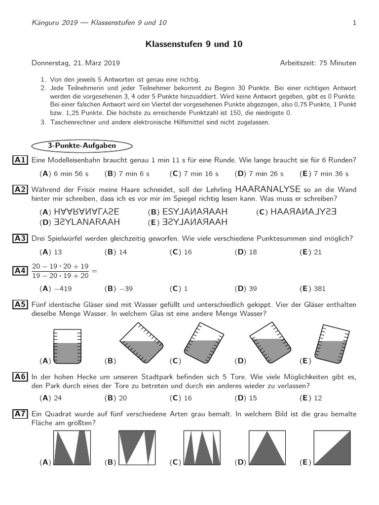 Klassenstufen 9 Und 10 | PDF