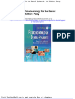 Test Bank For Periodontology For The Dental Hygienist 3rd Edition Perry