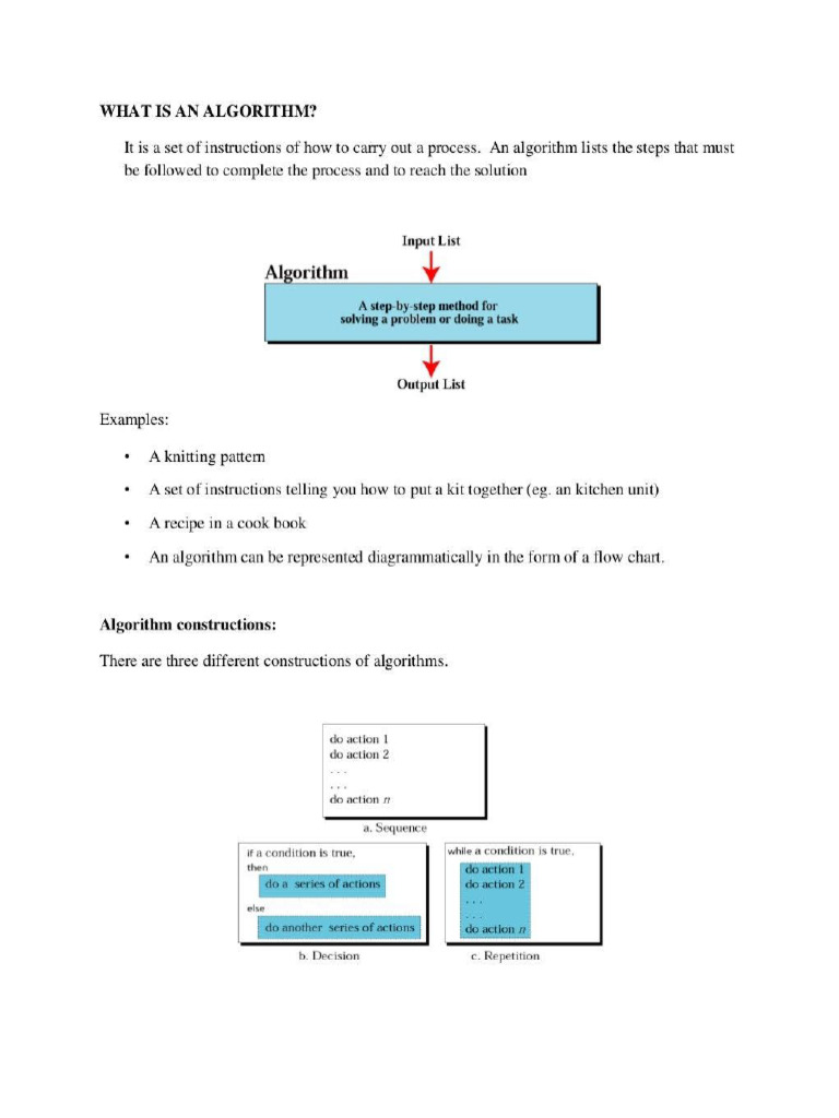 Algorithm Defination Design Implementation | PDF