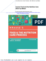 Test Bank For Krauses Food and The Nutrition Care Process 14th Edition by Mahan