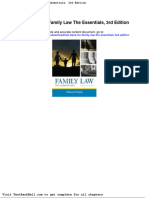 Test Bank For Family Law The Essentials 3rd Edition