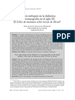 Nuevos Enfoques en La Didáctica de La Cosmografía en El Siglo IX. El Liber de Mensura Orbis Terrae de Dicuil