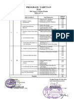 Program Tahunan Kelas 6 Pai 2021