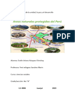 Áreas Naturales Protegidas Del Perú: Año de La Unidad, La Paz y El Desarrollo