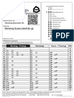 Nürnberg Gustav-Adolf-Str.: Montag - Freitag