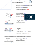 STAT 2500 Review For Final Exam - (Solutions) - Updated