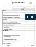 Checkliste Für Die Inspektion Von Umweltstandorten