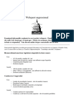 Webquest Congresului