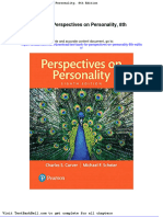 Test Bank For Perspectives On Personality 8th Edition