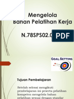 Menegelola Bahan Pelatihan